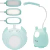 Lampka biurkowo-nocna Uszasty Zwierzak LED, Lampka biurkowa 2w1. Zmienna jasność; neutralna barwa światła. Ładowanie przez kabel micro USB.