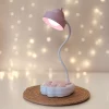 Lampka biurkowa Łapka LED, Lampka na biurko dla dzieci. Zmienna jasność oraz barwa światła: ciepła, zimna, mieszana. Ładowanie przez kabel micro USB.