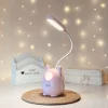 Lampka biurkowo-nocna Uszasty Zwierzak LED, Lampka biurkowa 2w1. Zmienna jasność; neutralna barwa światła. Ładowanie przez kabel micro USB.