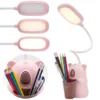 Lampka biurkowa dziecięca Koala LED, Lampka biurkowa dziecięca. 3 tryby jasności 250 Lm; neutralna barwa światła. Pojemniczek na artykuły szkolne