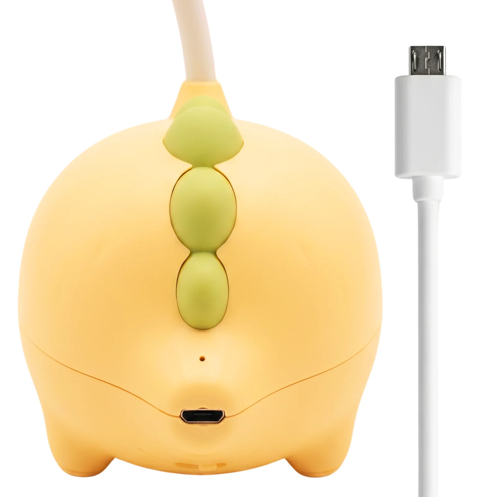 Lampka biurkowa Dino LED, Lampka na biurko dla dzieci. Zmienna jasność oraz barwa światła. Ładowanie przez kabel micro USB.