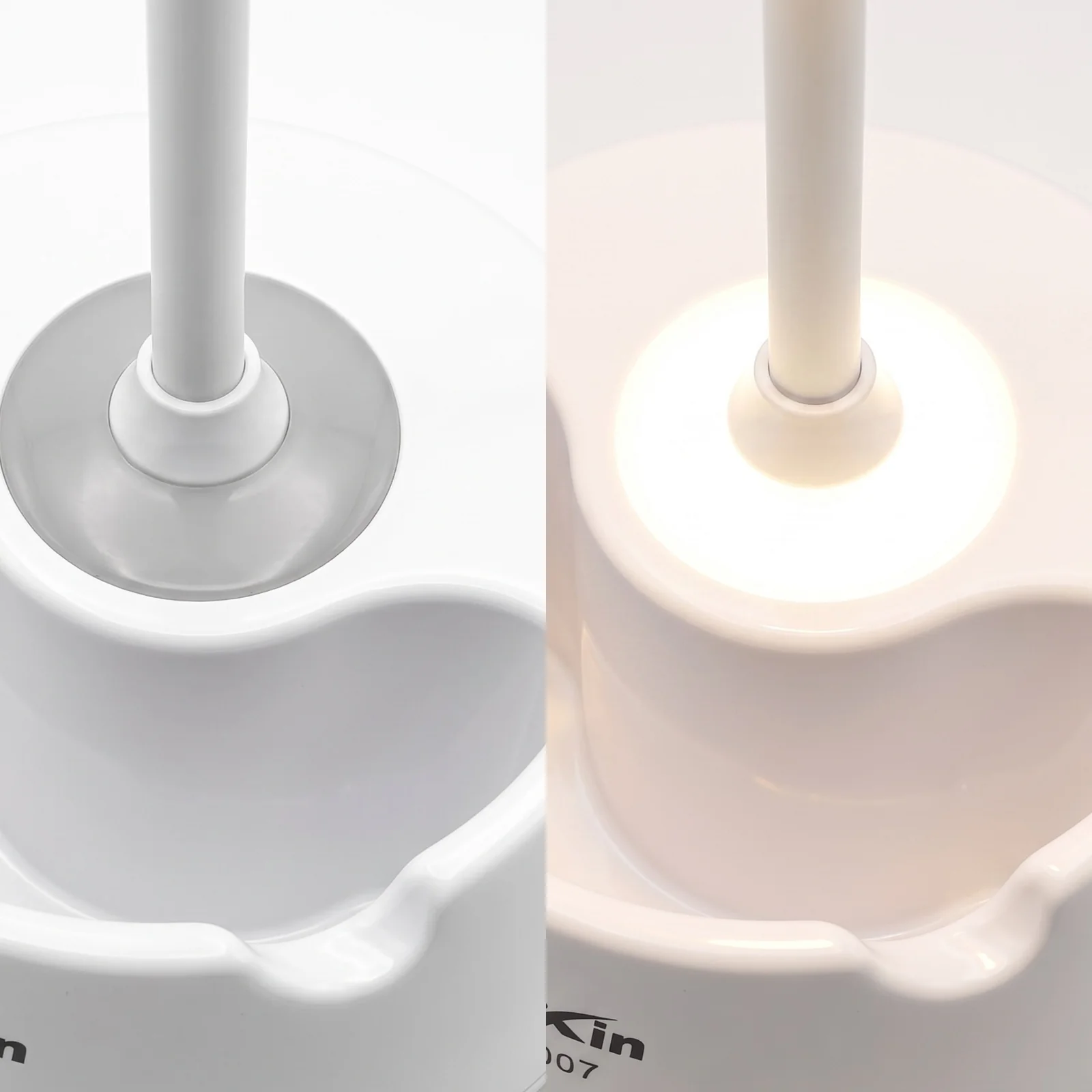 Lampka biurkowo-nocna dziecięca TGX-7007 LED, Lampka biurkowa dziecięca z kablem type-c. Zmienna jasność; zimna barwa światła. Pojemniczek na artykuły szkolne