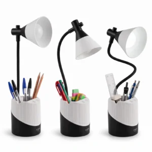 Lampka biurkowa dziecięca TGX-L2 LED, Lampka biurkowa dziecięca. 4 tryby jasności; zimna barwa światła. Pojemniczek na artykuły szkolne