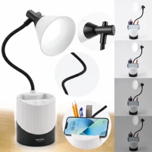 Lampka biurkowa dziecięca TGX-L2 LED, Lampka biurkowa dziecięca. 4 tryby jasności; zimna barwa światła. Pojemniczek na artykuły szkolne