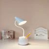 Lampka biurkowo-nocna dziecięca TGX-7007 LED, Lampka biurkowa dziecięca z kablem type-c. Zmienna jasność; zimna barwa światła. Pojemniczek na artykuły szkolne