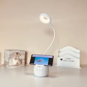 Lampka biurkowo-nocna pojemnik TGX-722 LED, Lampka biurkowa dziecięca z pojemniczkiem na artykuły szkolne. Zmienna jasność; mieszana barwa światła.