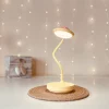 Lampka biurkowa z lampką nocną UFO LED, Lampka biurkowa 2w1 . Zmienna jasność; ciepła barwa światła. Ładowanie przez kabel micro USB.