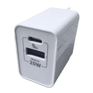 Szybka ładowarka 20W USB TYPE-C + USB-A z technologią QC 3.0 oraz PD 3.0. Napięcia: 5V/3A, 9V/2.22A, 12V/1.67A. Idealna do domu i podróży M2-TEC CX-93