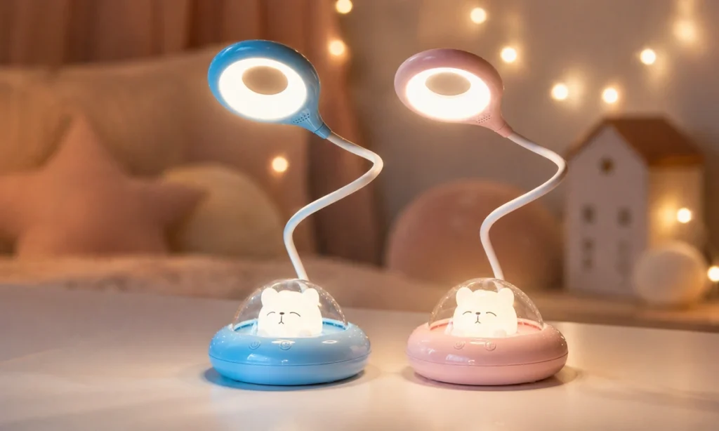 Lampka biurkowo-nocna dla dziecka Statek Kosmiczny Smartrix.pl