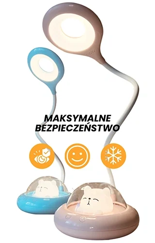 Lampka dla dzieci biurkowa nocna „Statek Kosmiczny”